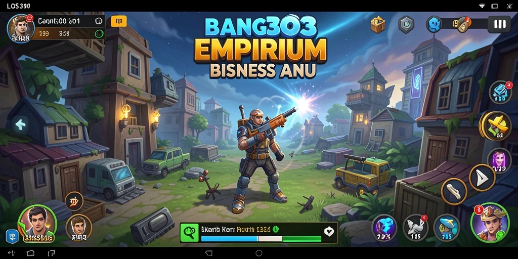 Screenshot screenshot gameplay Tycoon LOS303 yang menunjukkan interaksi bisnis.