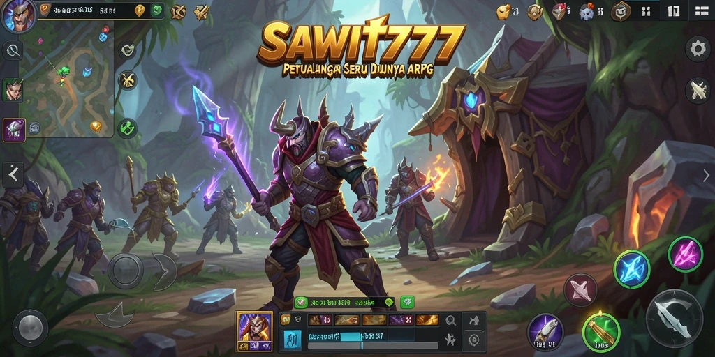 Tampilan gameplay SAWIT777 yang menakjubkan dalam aksi ARPG.